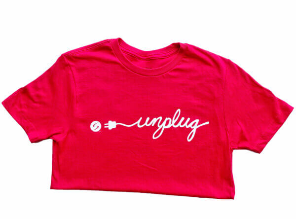 Unplug T-Shirt - RED