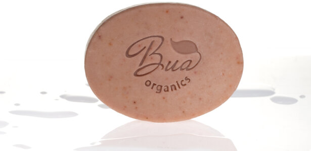 bua organics rose clay soap