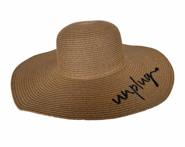 sundara woven unplug hat tan