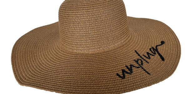sundara woven unplug hat tan