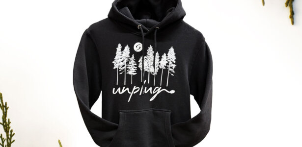 Unplug Hoodie Black