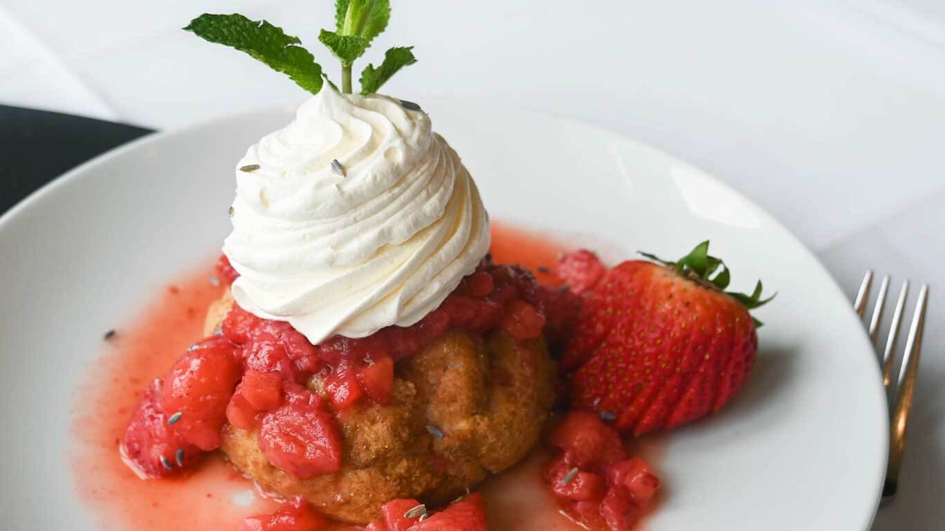 Strawberry lavemder Shortcake